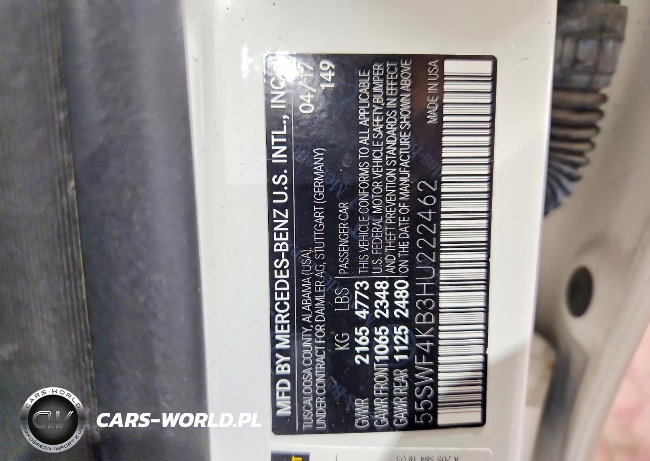 2017 Mercedes-Benz C 300 4Matic VIN:55SWF4KB3HU222462 - 12