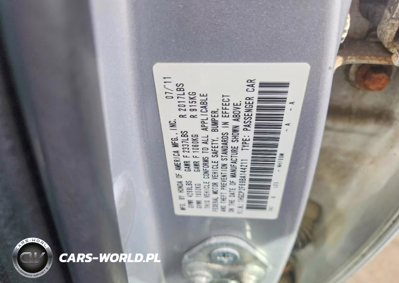 2011 Honda Accord Se VIN:1HGCP2F69BA144211 - 12