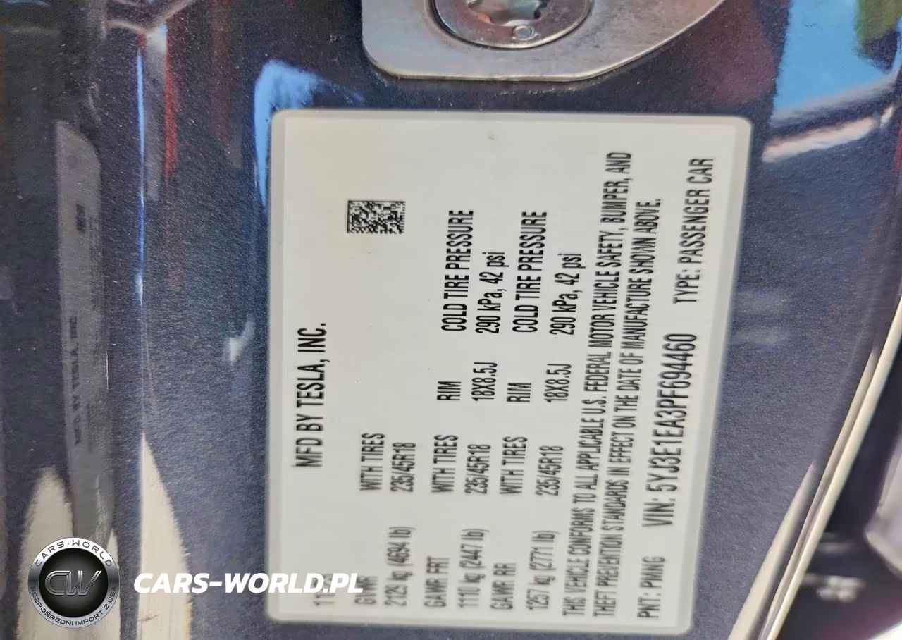 2023 Tesla Model 3 VIN:5YJ3E1EA3PF694460 - 13