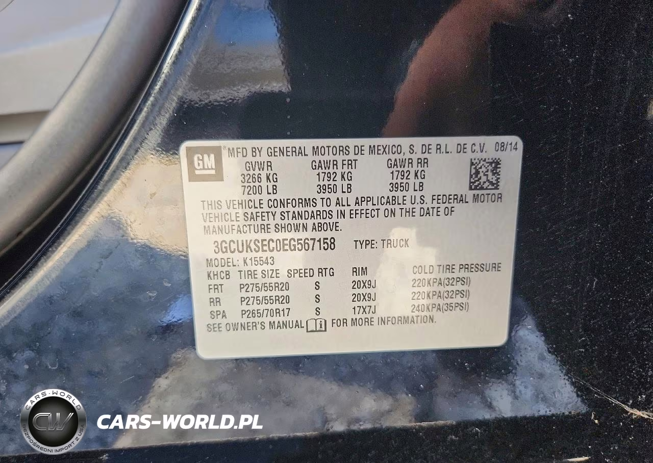 2014 Chevrolet Silverado K1500 Ltz VIN:3GCUKSEC0EG567158 - 13