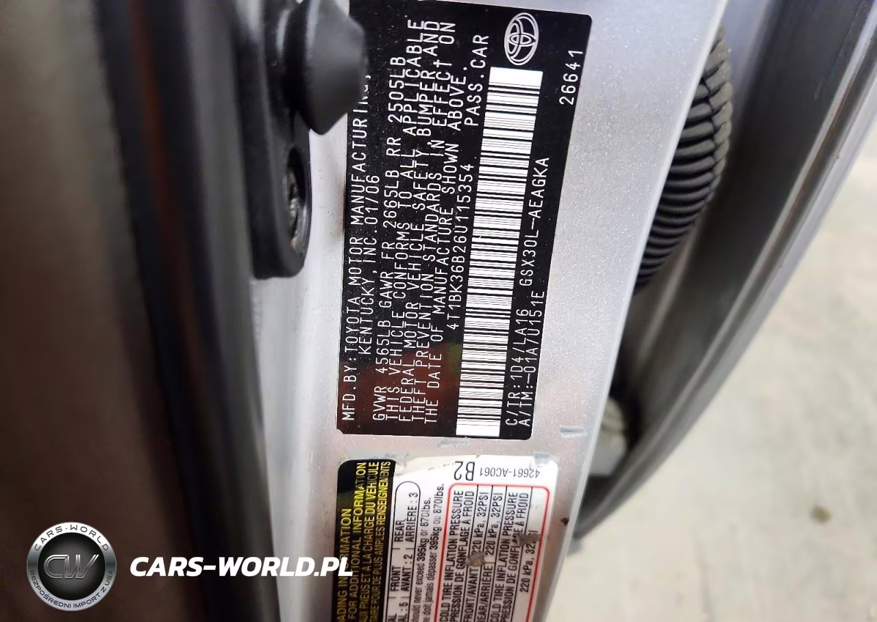 2006 Toyota Avalon Xls VIN:4T1BK36B26U115354 - 12