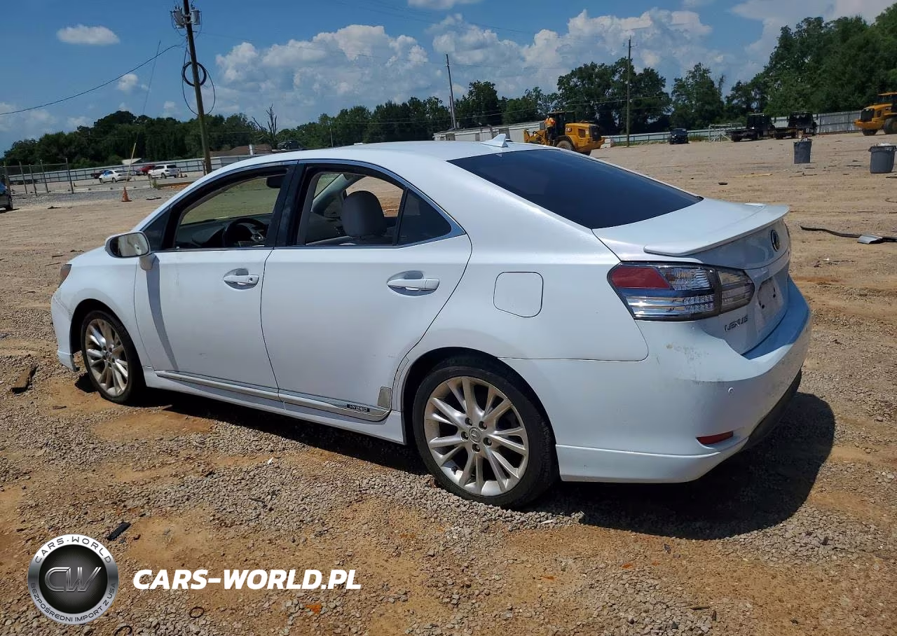 2010 Lexus Hs 250H VIN:JTHBB1BA9A2001344 - 2
