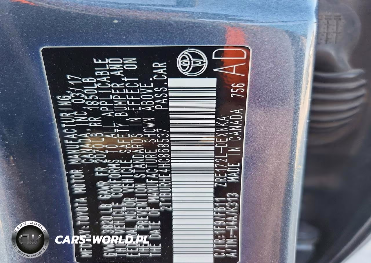 2017 Toyota Corolla Le VIN:2T1BURHE4HC868537 - 12