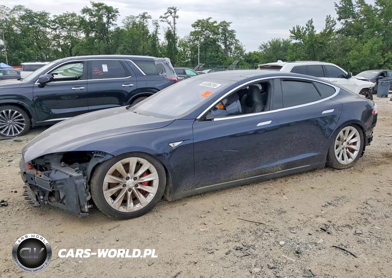 2015 Tesla Model S 85D VIN:5YJSA1H24FFP76207 - 1
