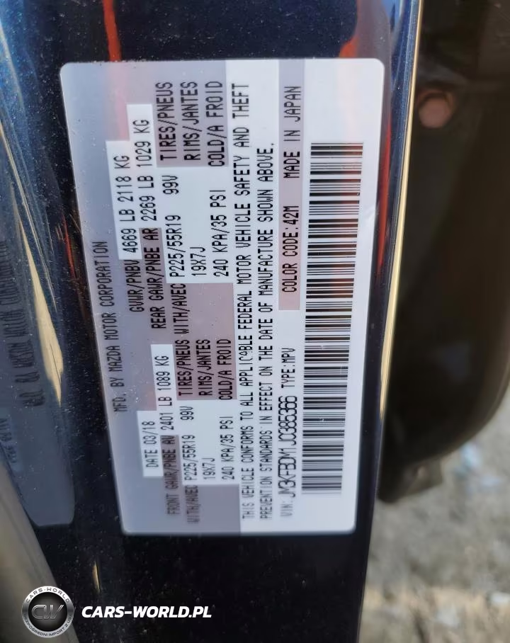 2018 Mazda Cx-5 Grand Touring VIN:JM3KFBDM1J0385366 - 12
