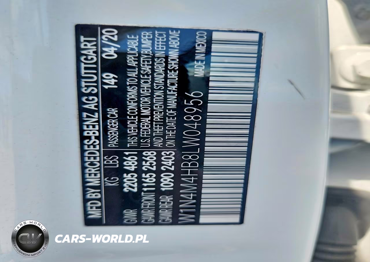 2020 Mercedes-Benz Glb 250 4Matic VIN:W1N4M4HB8LW048956 - 13