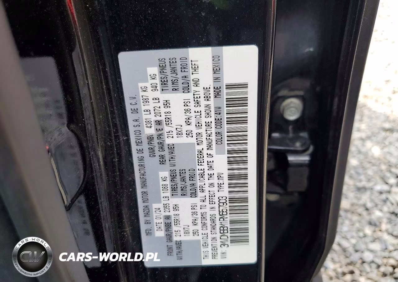2024 Mazda Cx-30 Select VIN:3MVDMBBM1RM657903 - 13