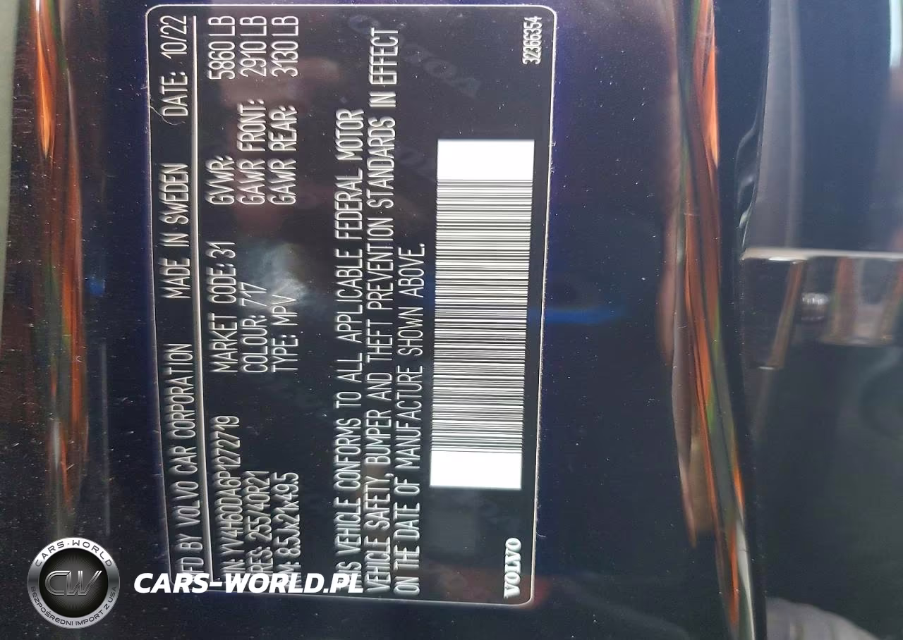 2023 Volvo Xc60 Ultimate VIN:YV4H60DA6P1272719 - 14