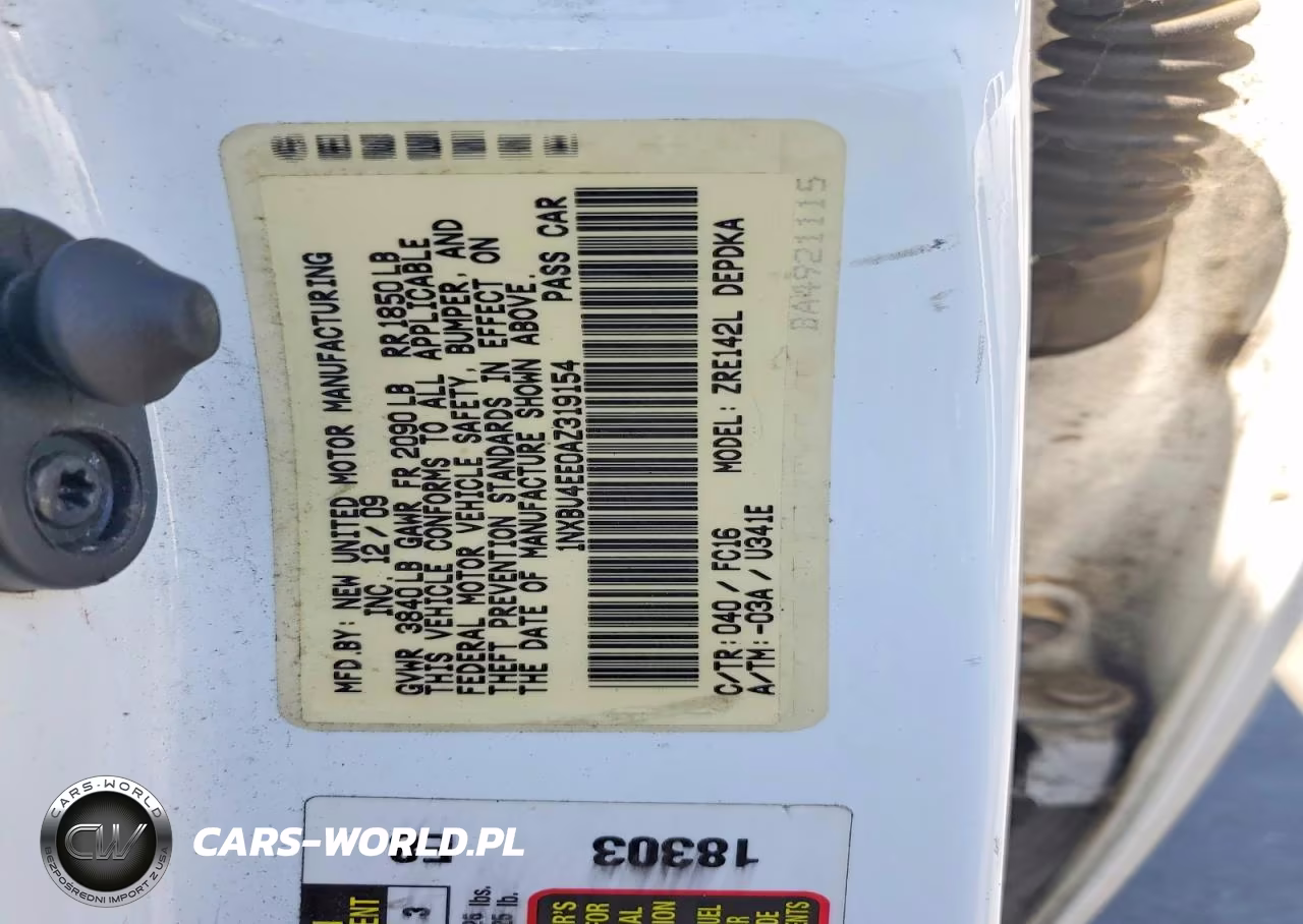 2010 Toyota Corolla Le VIN:1NXBU4EE0AZ319154 - 12