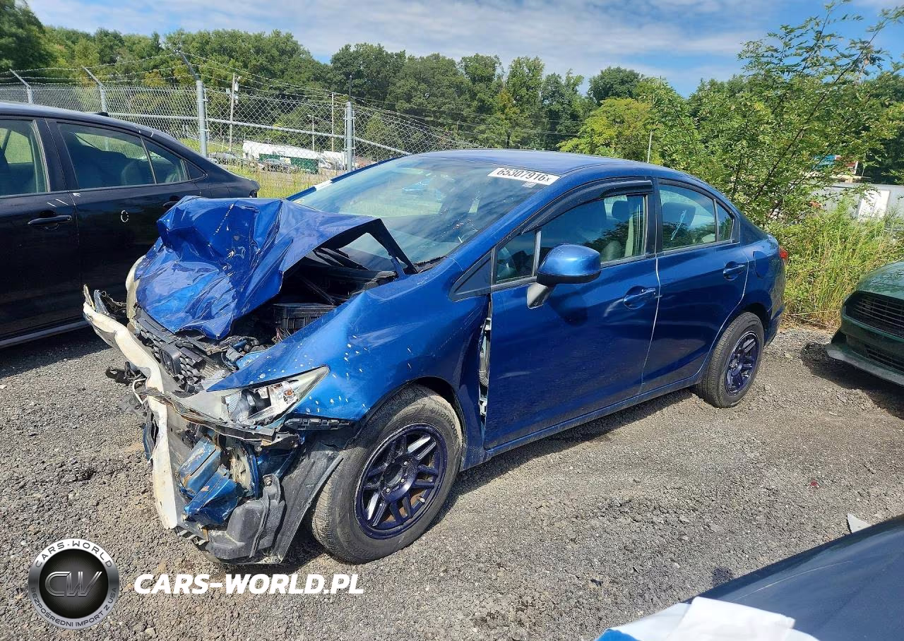 2015 Honda Civic Lx VIN:19XFB2F58FE278034 - 1