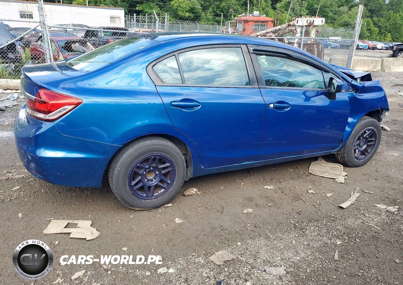 2015 Honda Civic Lx VIN:19XFB2F58FE278034 - 3