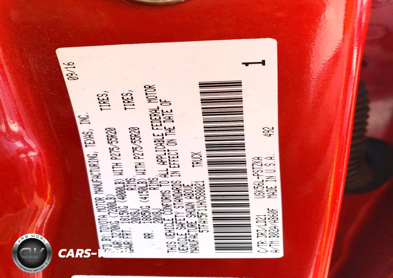 2017 Toyota Tundra VIN:5TFAY5F11HX588021 - 13