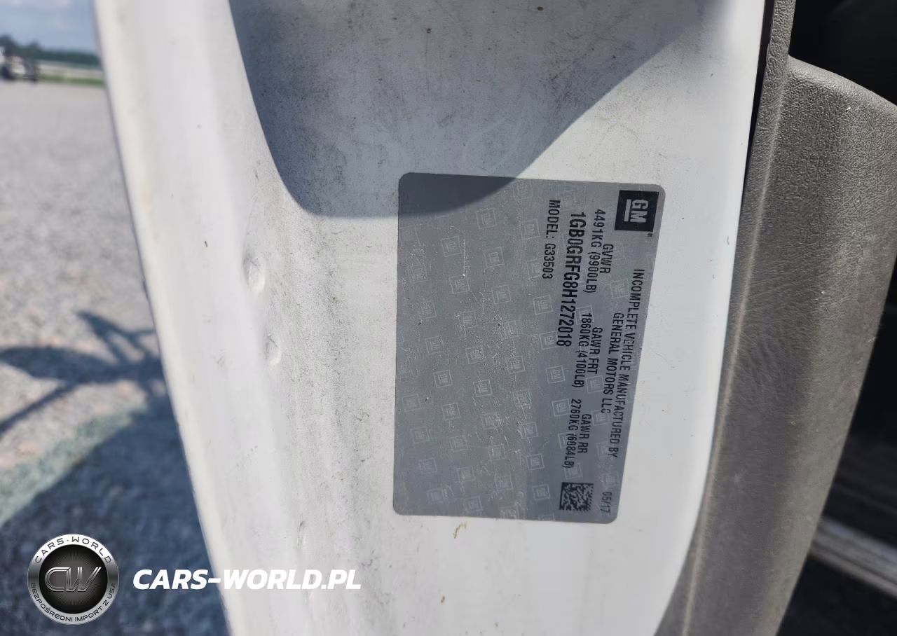 2017 Chevrolet Express G3500 VIN:1GB0GRFG8H1272018 - 13