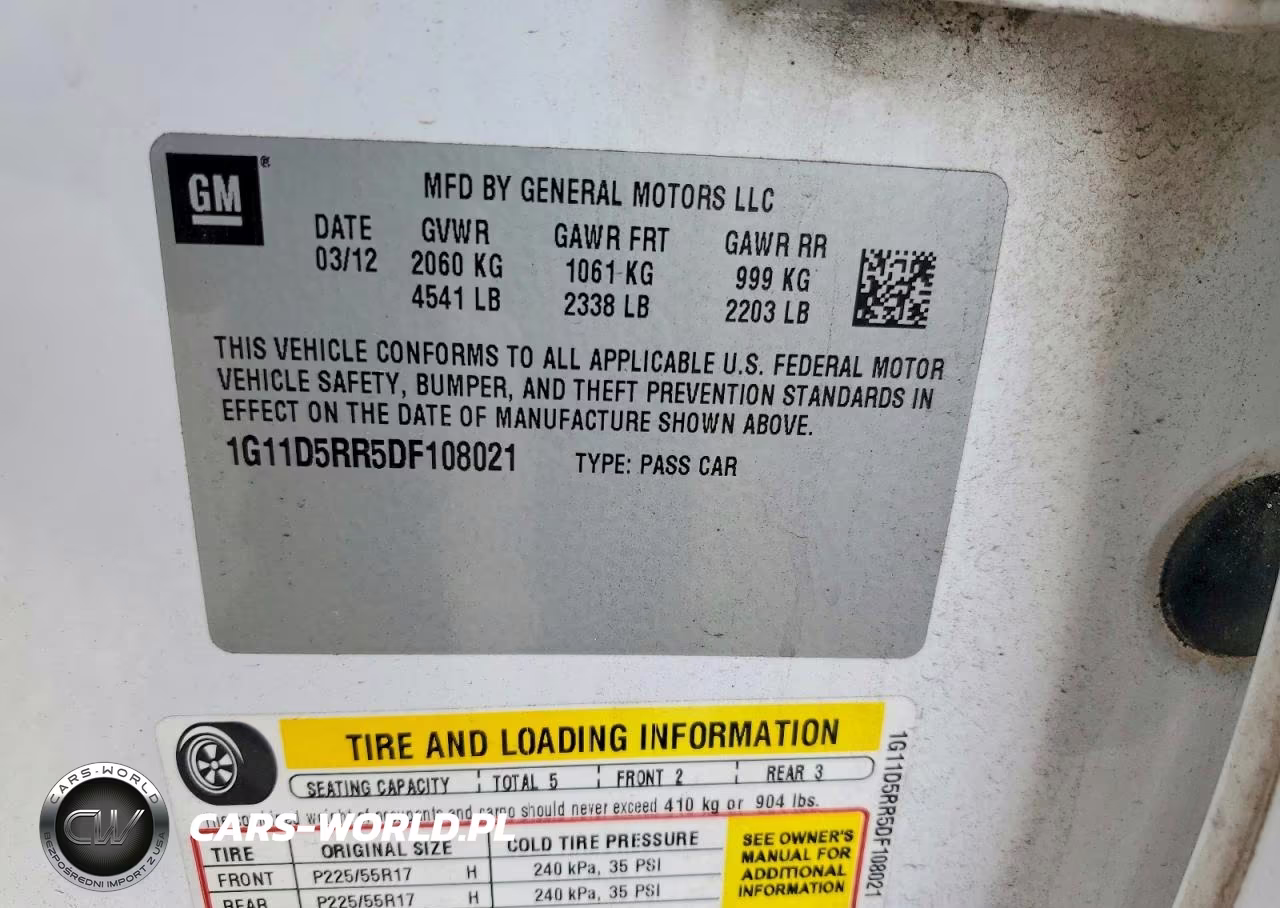 2013 Chevrolet Malibu 1Lt VIN:1G11D5RR5DF108021 - 12