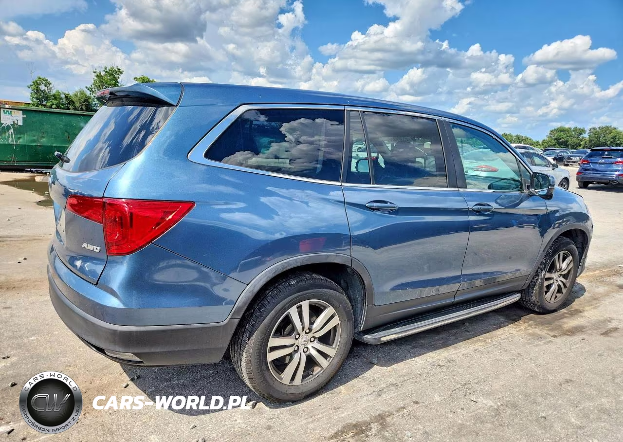 2016 Honda Pilot Exl VIN:5FNYF6H5XGB076003 - 3