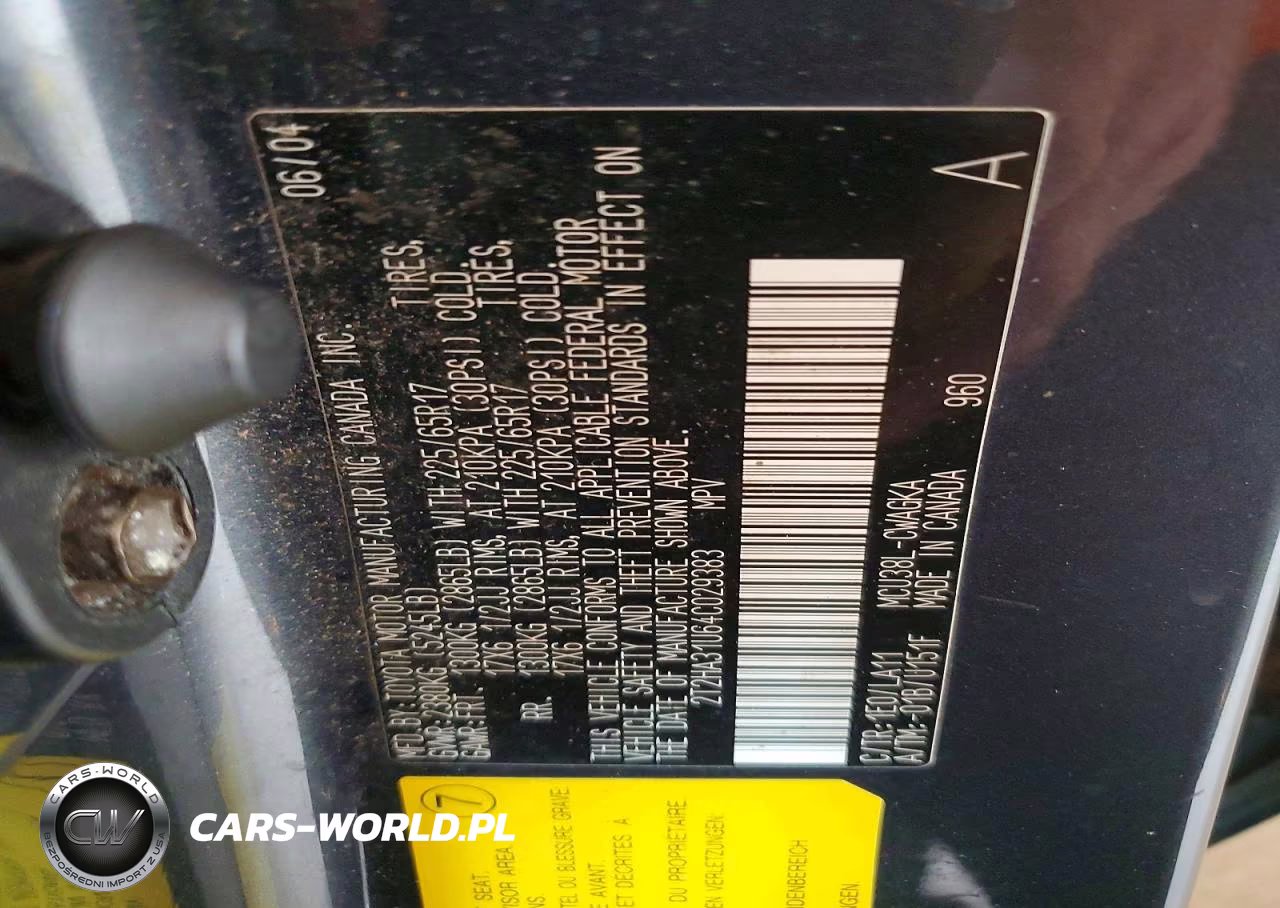 2004 Lexus Rx 330 VIN:2T2HA31U64C029383 - 13