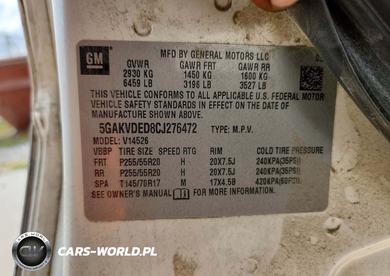 2012 Buick Enclave VIN:5GAKVDED8CJ276472 - 13