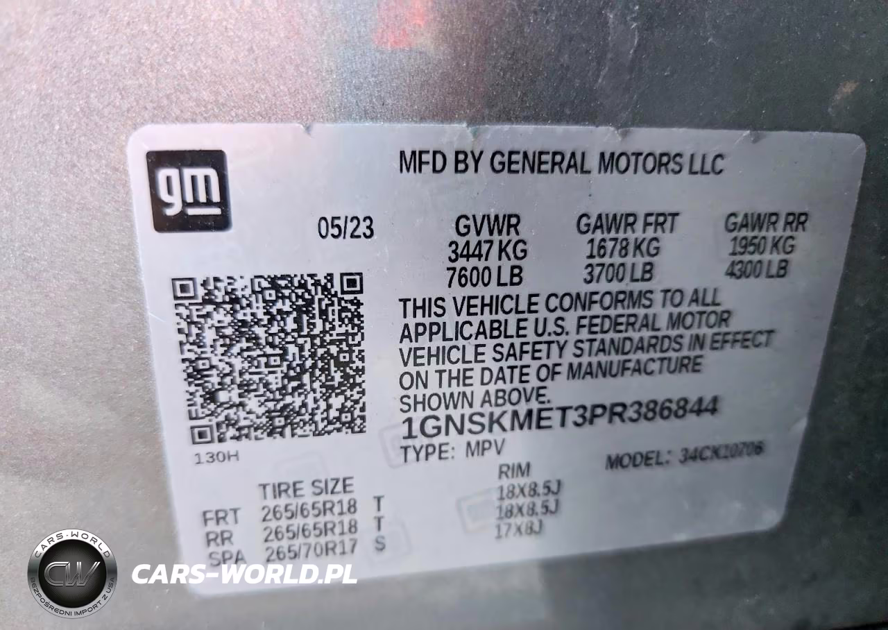 2023 Chevrolet Tahoe K1500 Ls VIN:1GNSKMET3PR386844 - 13