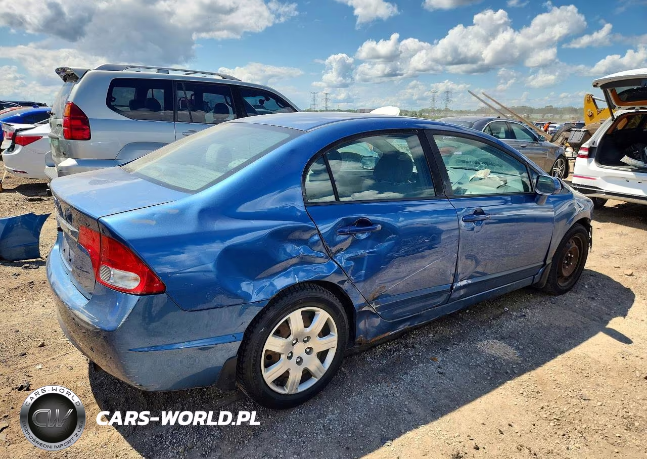 2009 Honda Civic Lx VIN:1HGFA165X9L003615 - 3