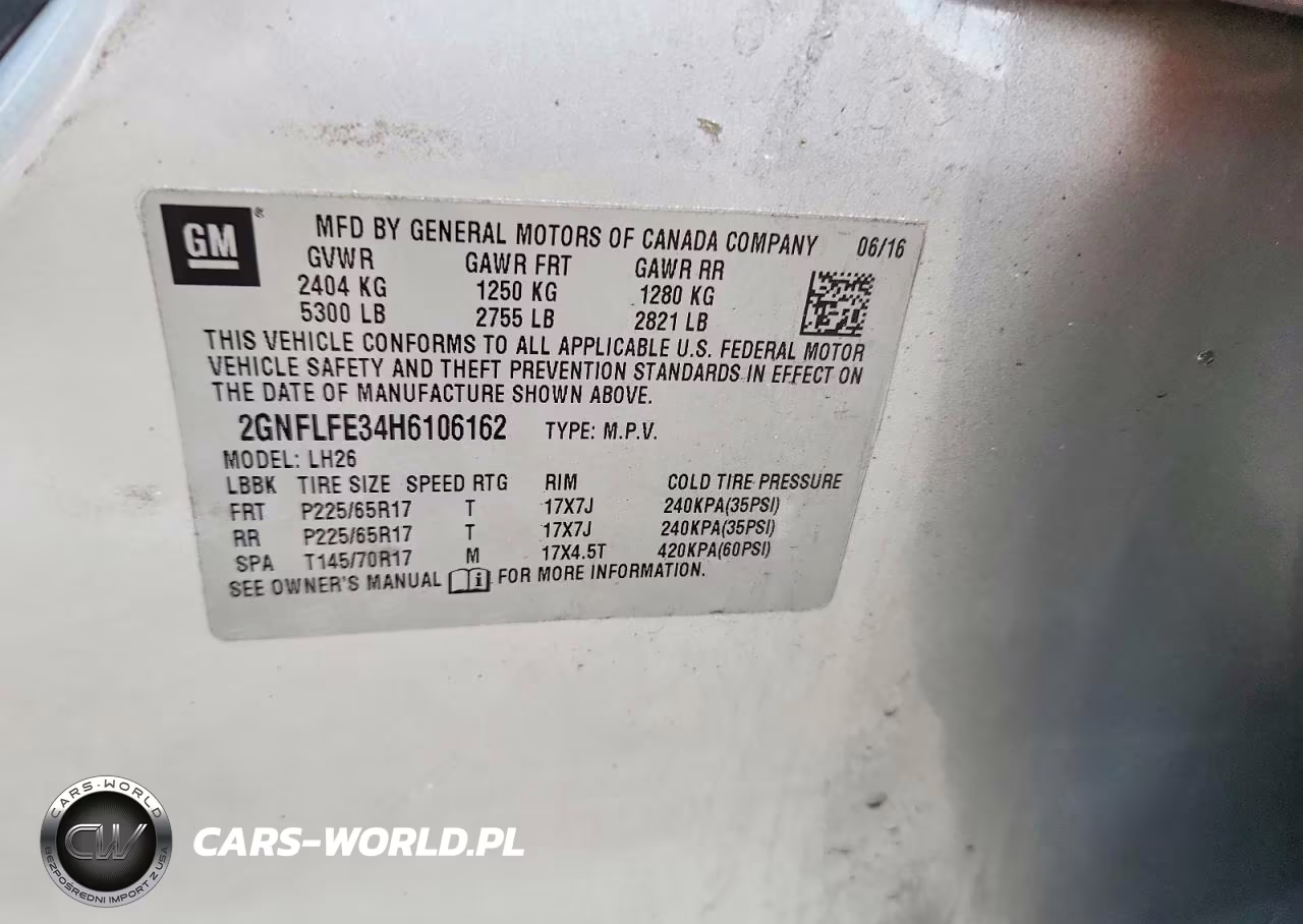 2017 Chevrolet Equinox Lt VIN:2GNFLFE34H6106162 - 13