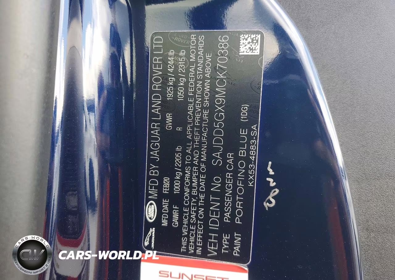 2021 Jaguar F-Type VIN:SAJDD5GX9MCK70386 - 12