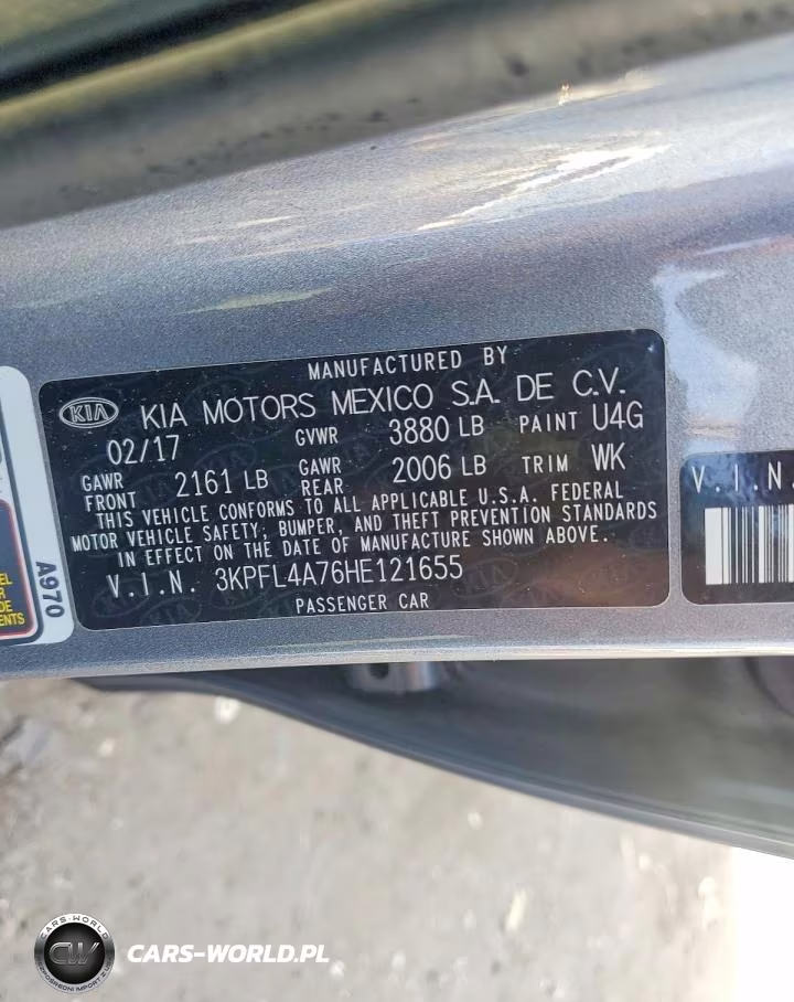 2017 Kia Forte S VIN:3KPFL4A76HE121655 - 12