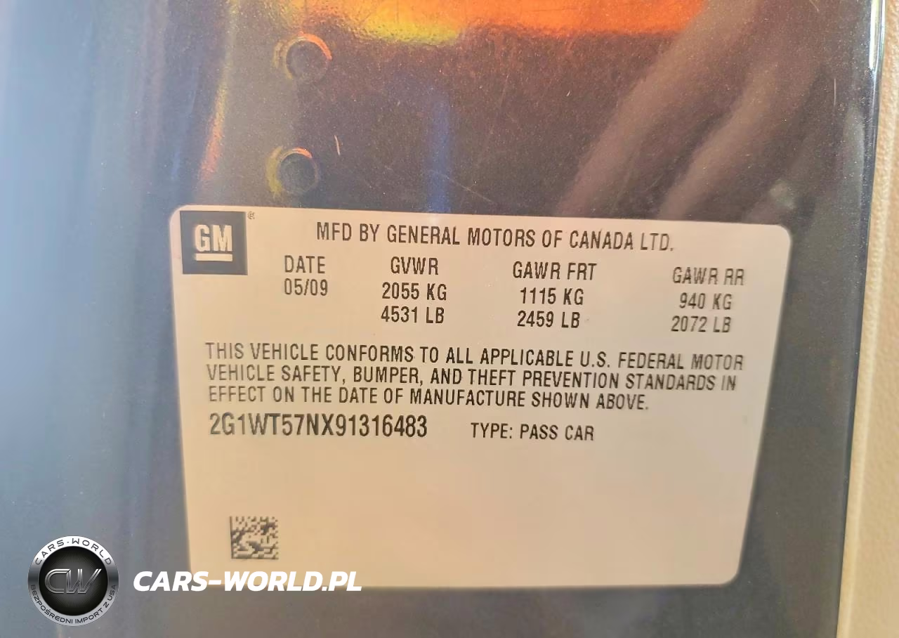 2009 Chevrolet Impala 1Lt VIN:2G1WT57NX91316483 - 12
