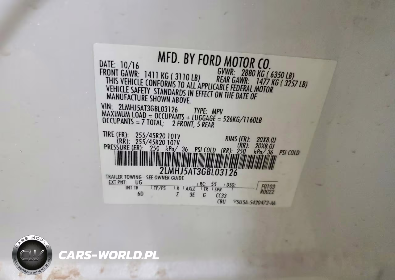 2016 Lincoln Mkt VIN:2LMHJ5AT3GBL03126 - 13