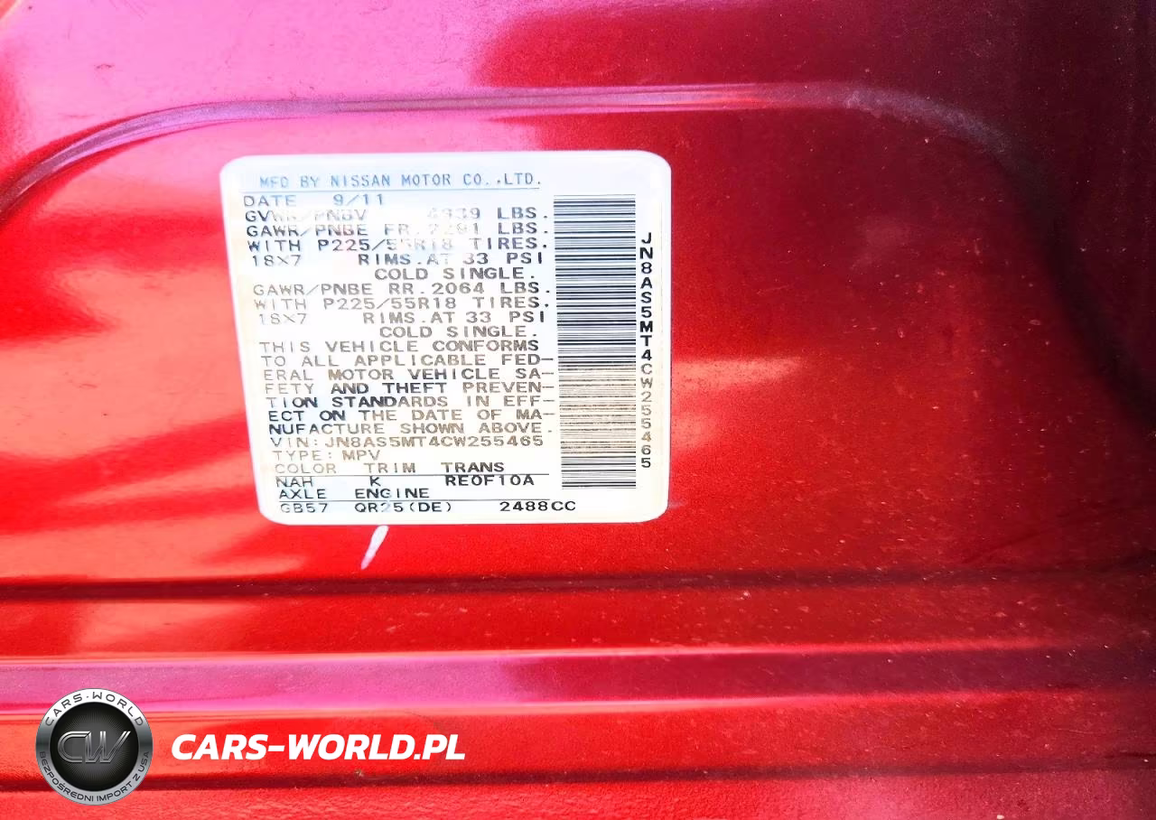 2012 Nissan Rogue S VIN:JN8AS5MT4CW255465 - 13