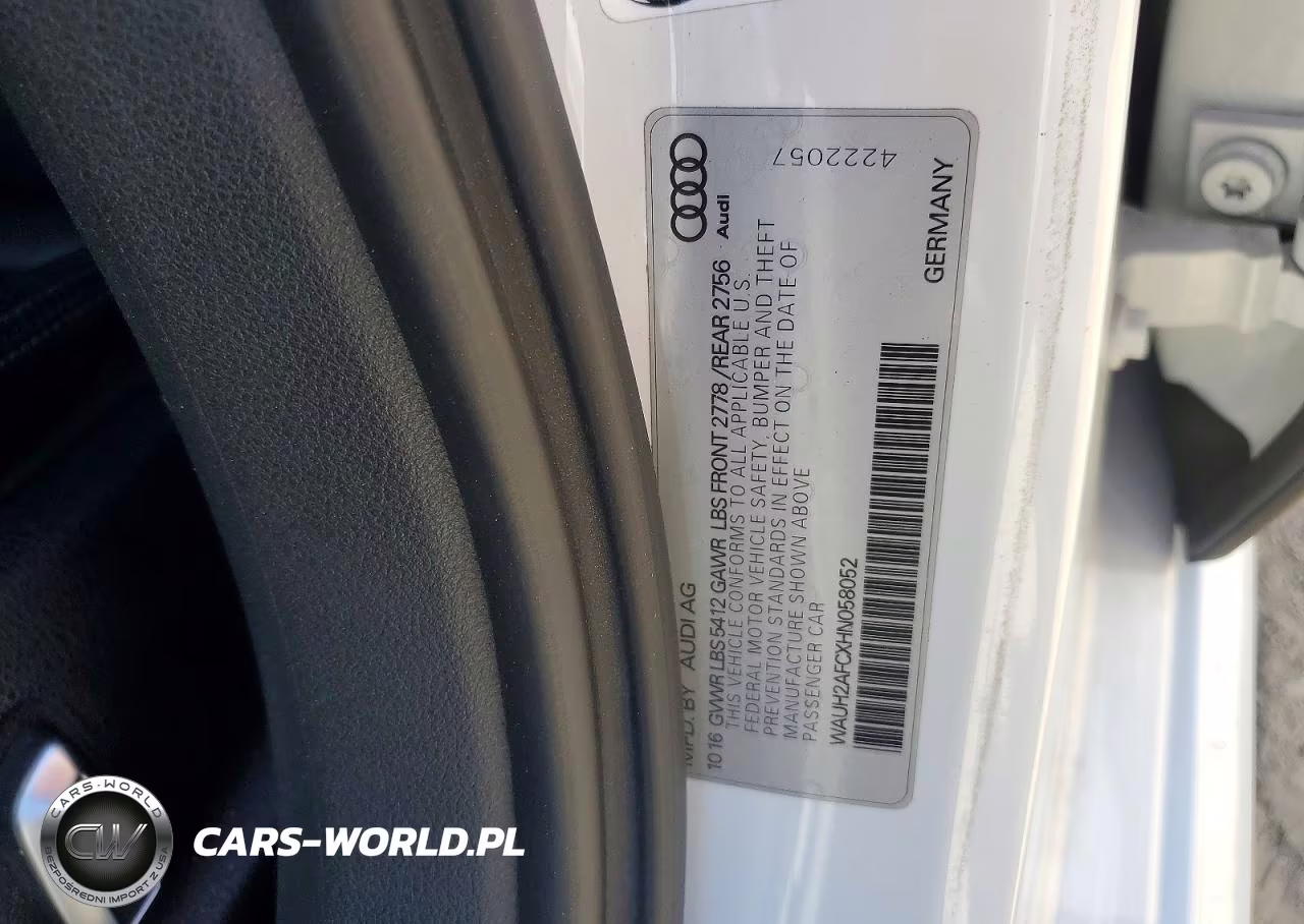 2017 Audi A6 Prestige VIN:WAUH2AFCXHN058052 - 12