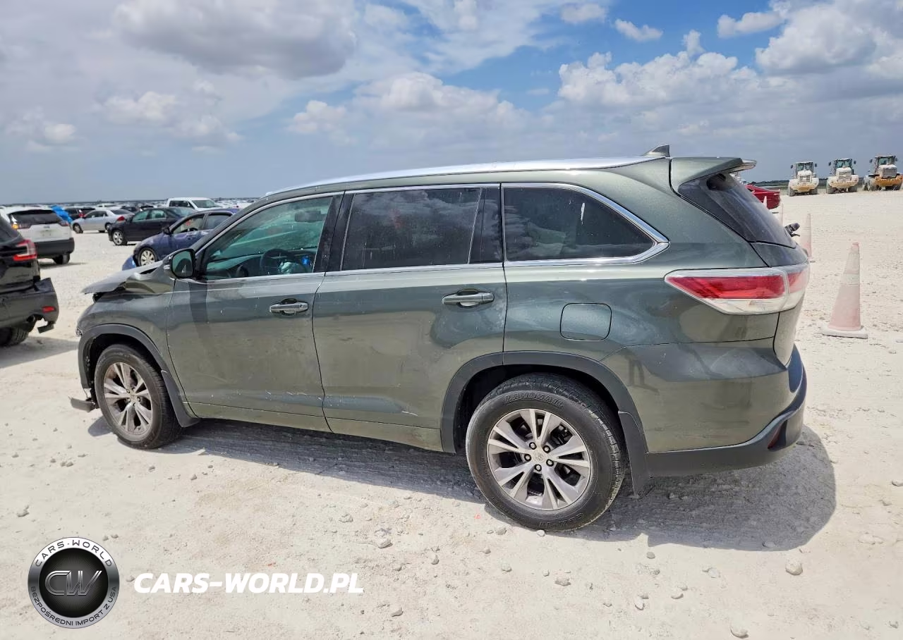 2015 Toyota Highlander Xle VIN:5TDJKRFHXFS120037 - 2