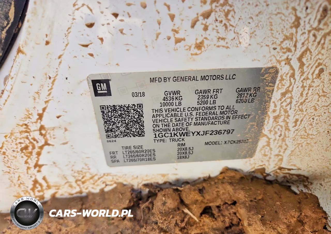 2018 Chevrolet Silverado K2500 Heavy Duty Ltz VIN:1GC1KWEYXJF236797 - 12