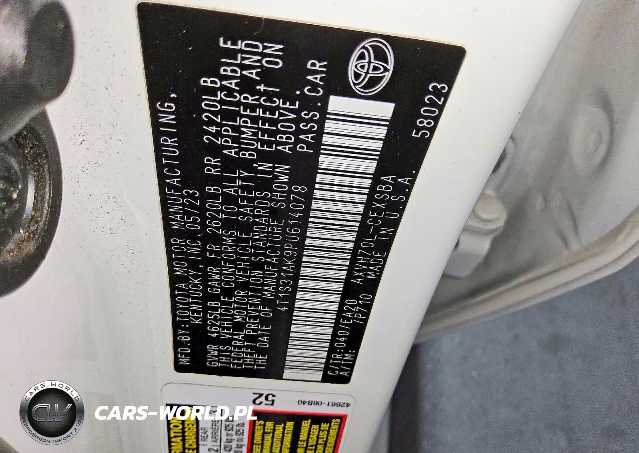 2023 Toyota Camry Hybrid Se VIN:4T1S31AK9PU614078 - 12