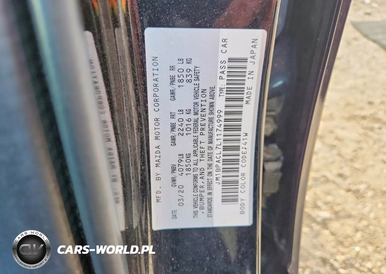 2020 Mazda 3 Select VIN:JM1BPACL7L1174999 - 12