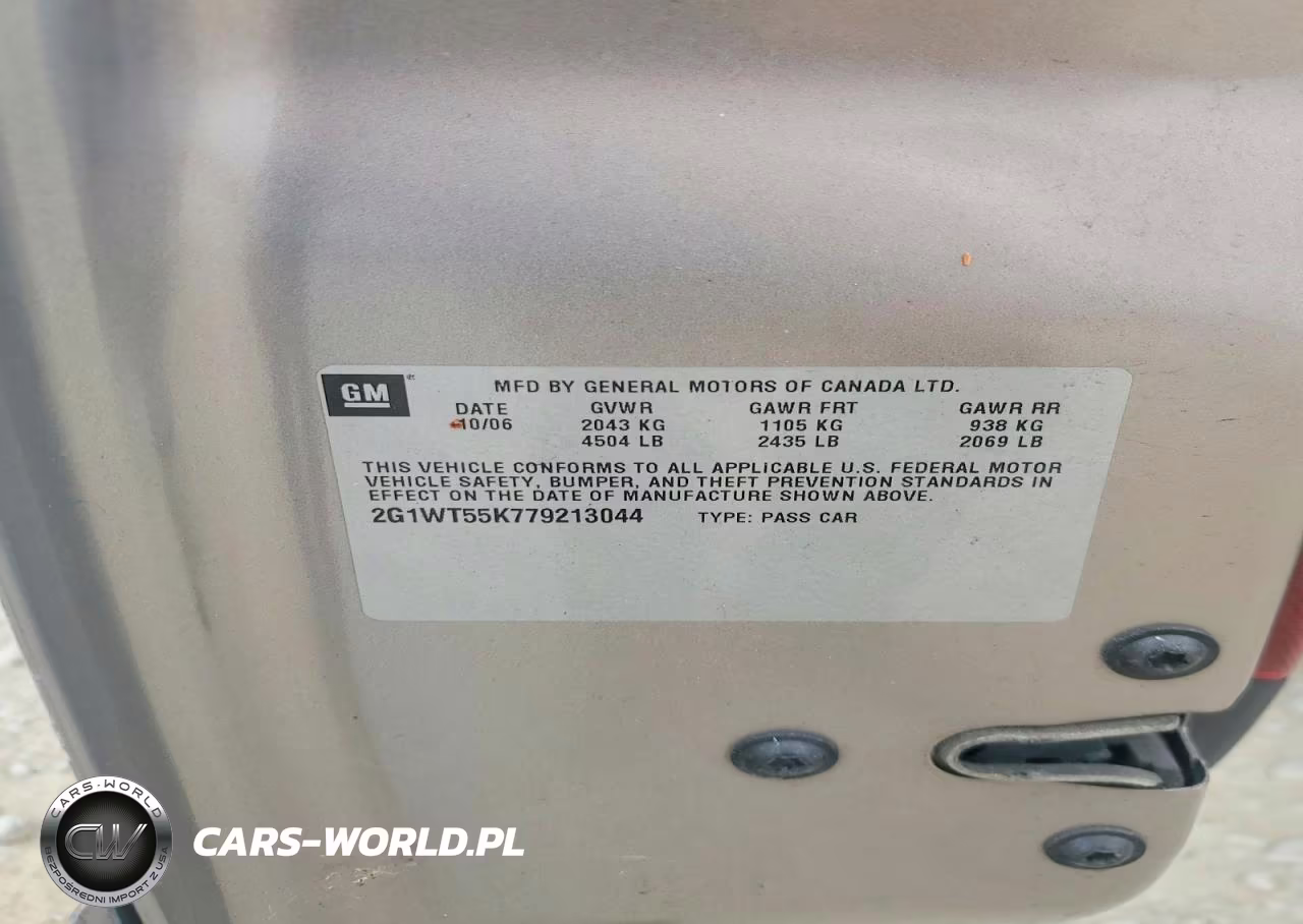 2007 Chevrolet Impala Lt VIN:2G1WT55K779213044 - 12