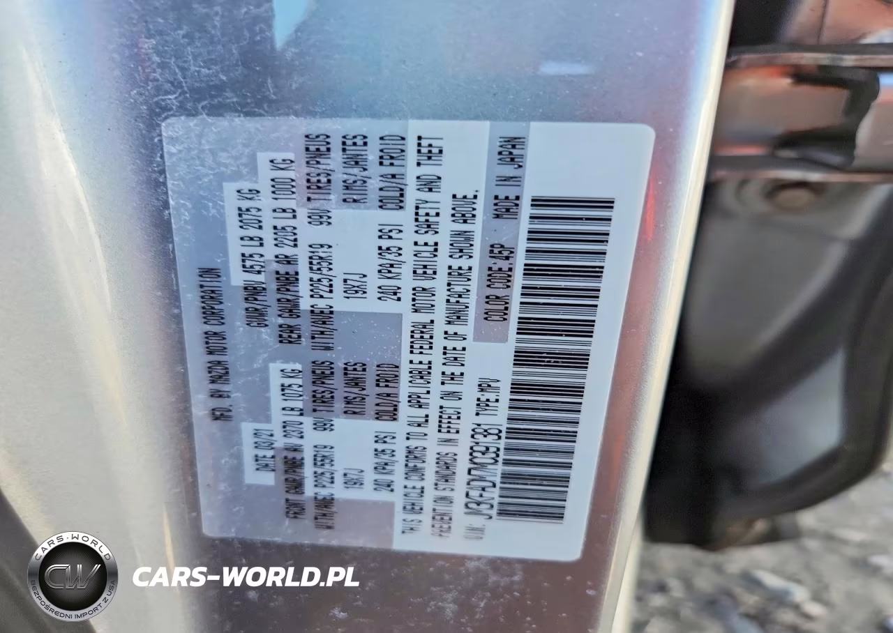 2021 Mazda Cx-5 Grand Touring VIN:JM3KFADM7M0391381 - 13