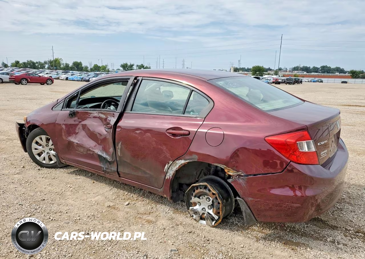 2012 Honda Civic Lx VIN:19XFB2F50CE064330 - 2