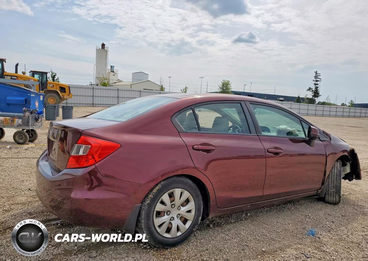 2012 Honda Civic Lx VIN:19XFB2F50CE064330 - 3