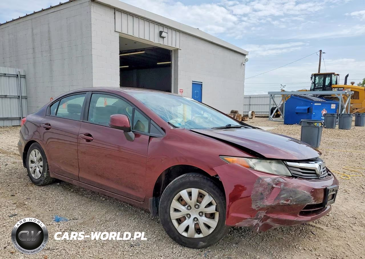 2012 Honda Civic Lx VIN:19XFB2F50CE064330 - 4