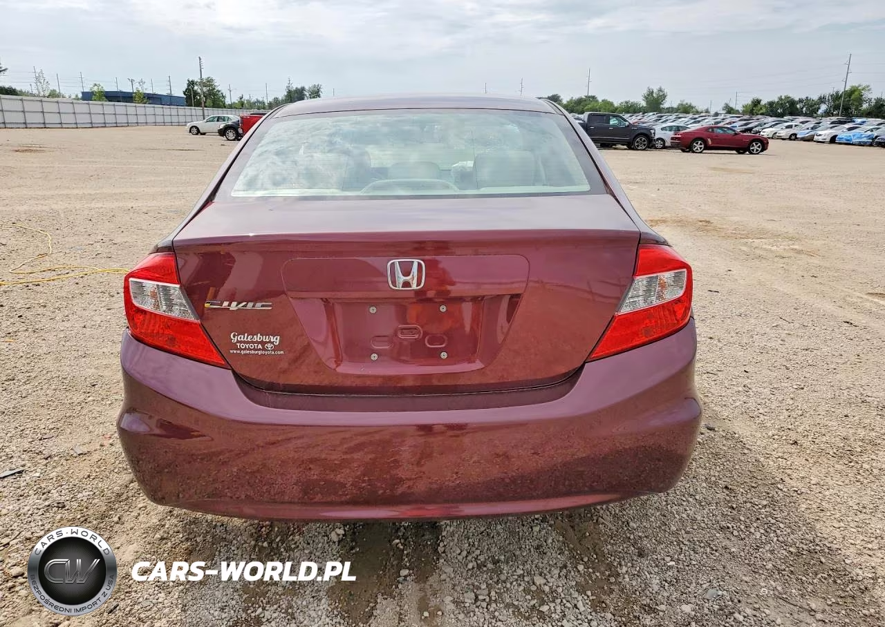 2012 Honda Civic Lx VIN:19XFB2F50CE064330 - 6