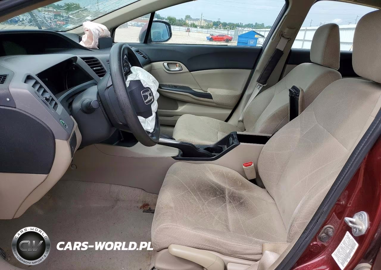 2012 Honda Civic Lx VIN:19XFB2F50CE064330 - 7