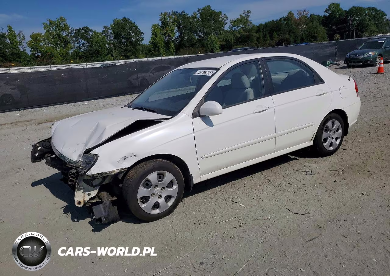 2009 Kia Spectra Lx VIN:KNAFE221295634520 - 1