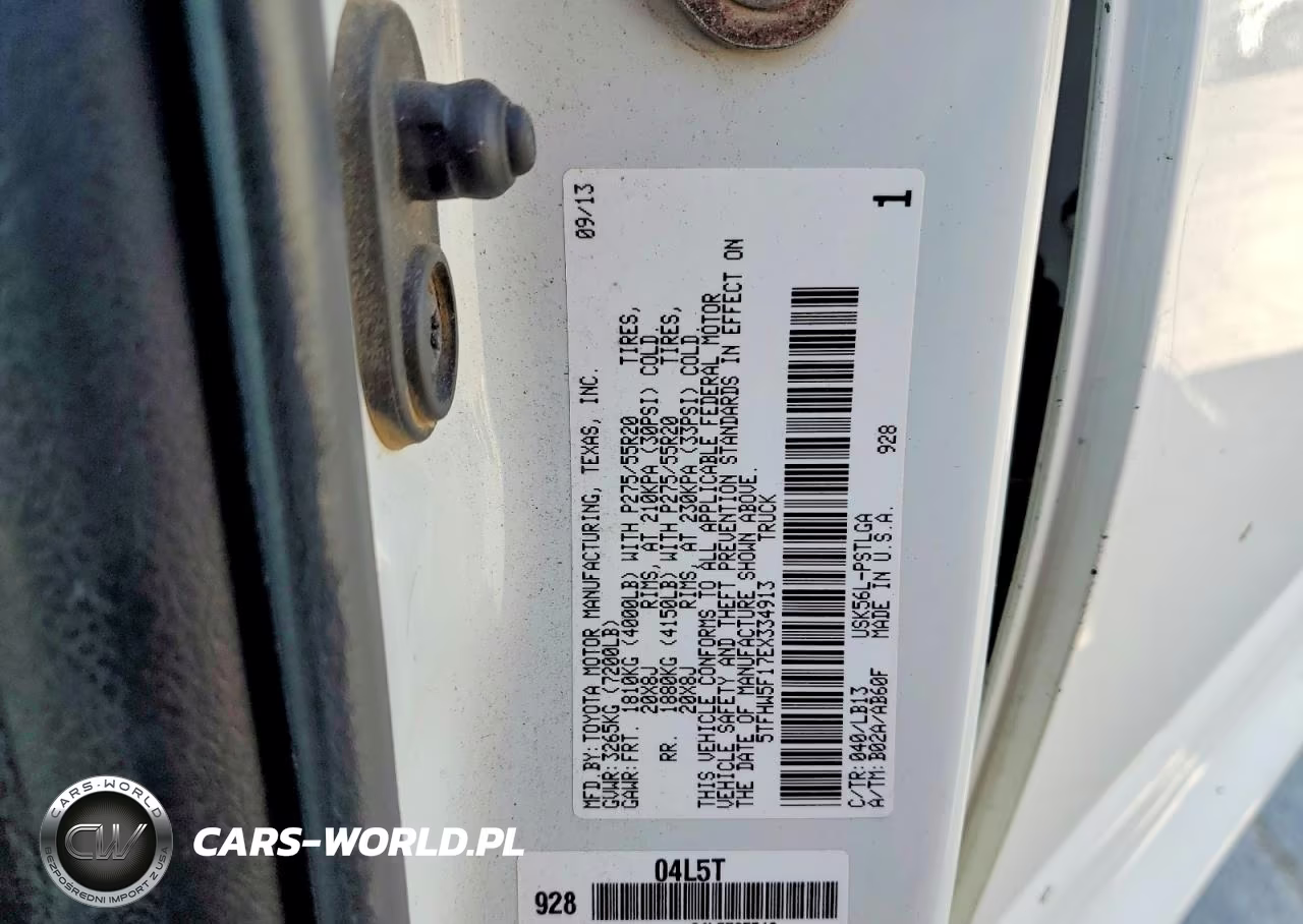 2014 Toyota Tundra Crewmax Limited VIN:5TFHW5F17EX334913 - 12
