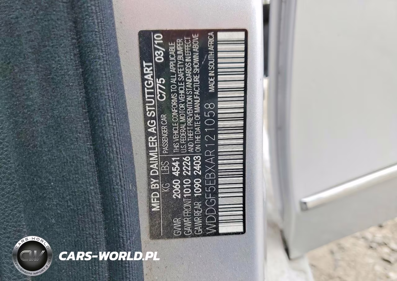 2010 Mercedes-Benz C 300 VIN:WDDGF5EBXAR121058 - 12