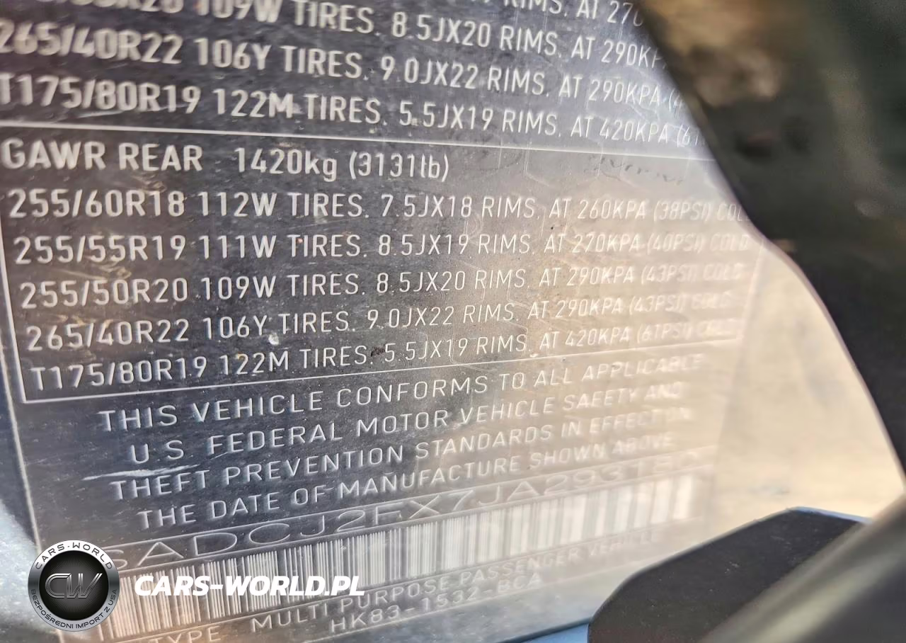 2018 Jaguar F-Pace Premium VIN:SADCJ2FX7JA293180 - 12