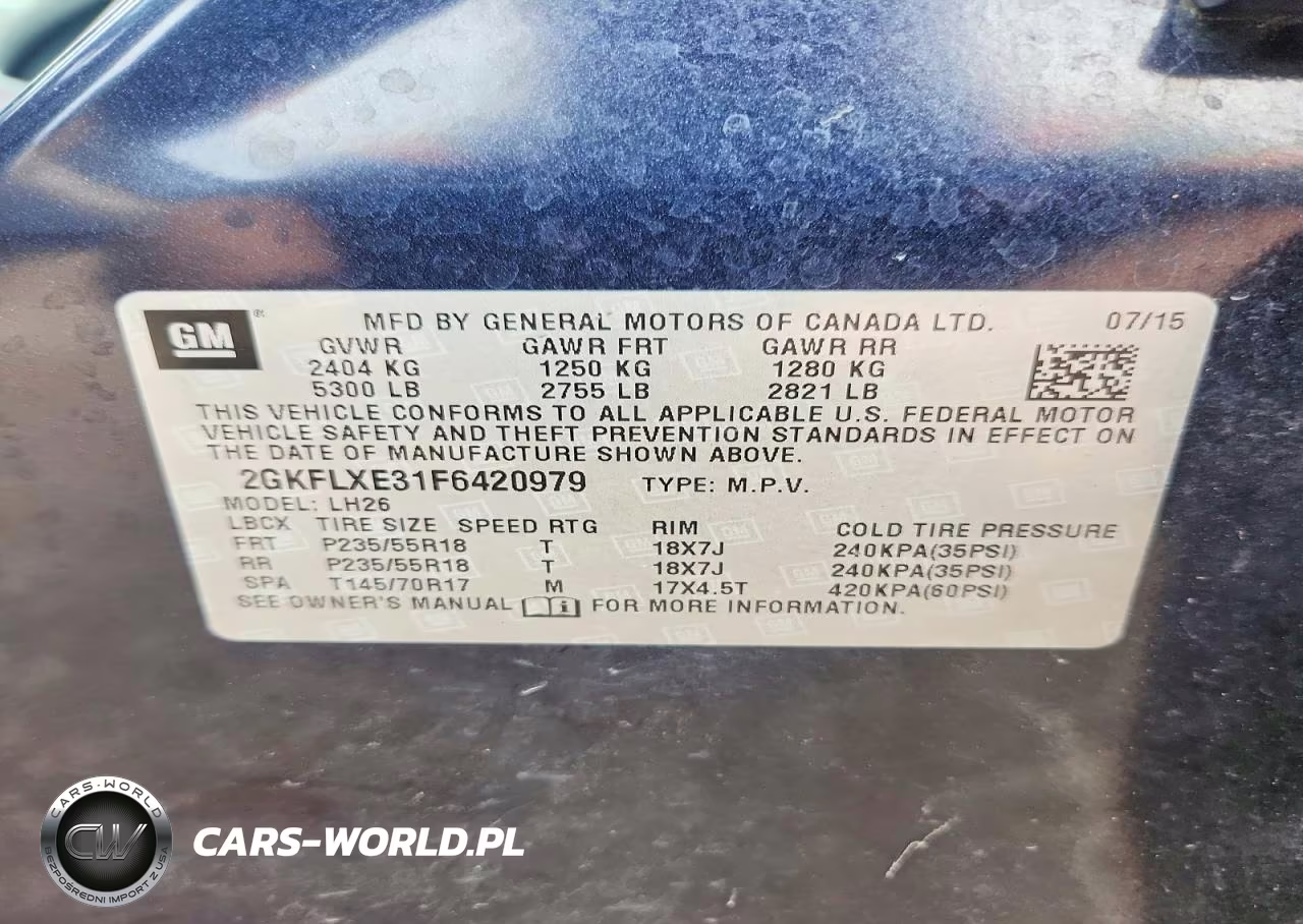 2015 GMC Terrain Slt VIN:2GKFLXE31F6420979 - 12
