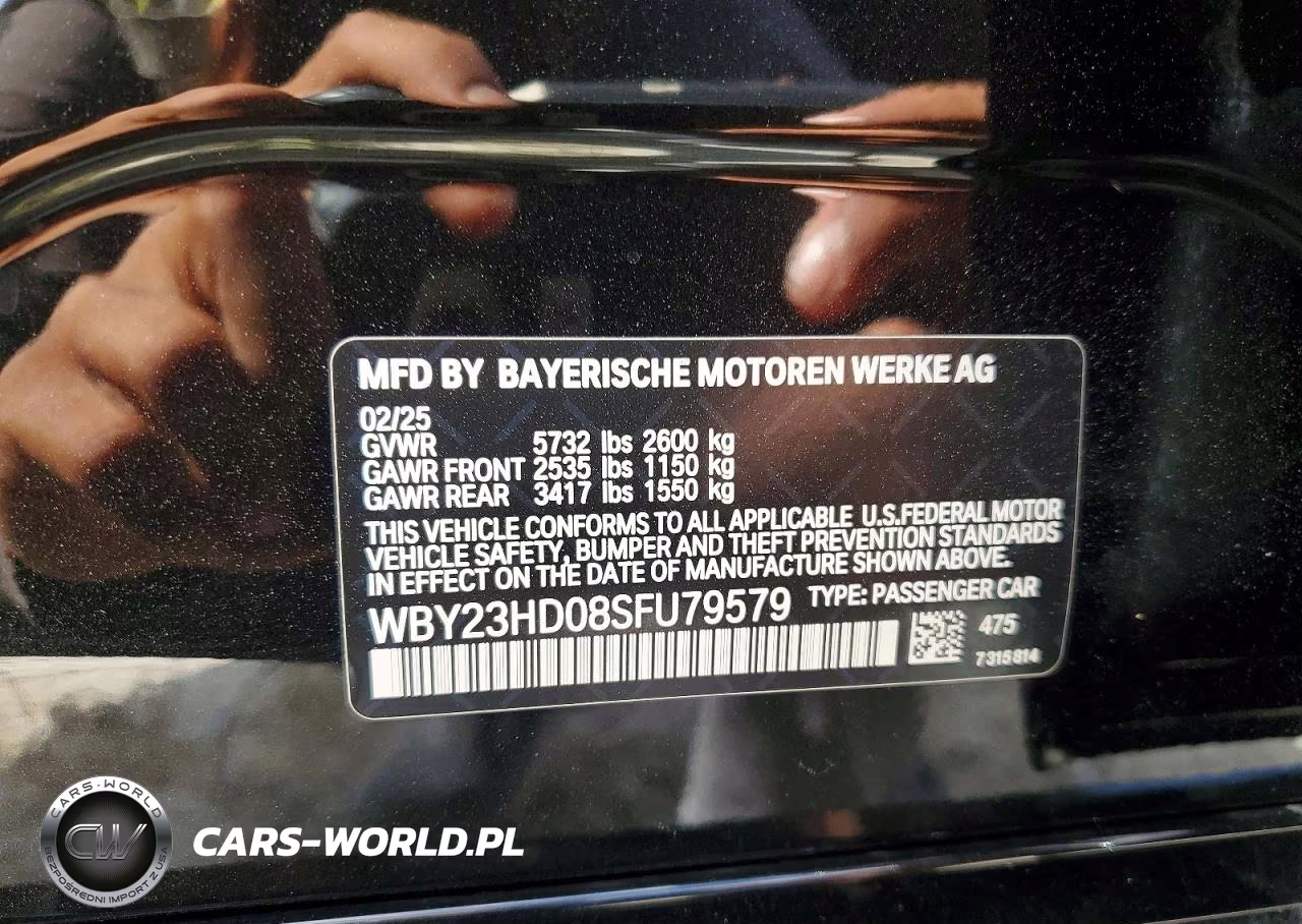 2025 BMW I4 Edrive 40 VIN:WBY23HD08SFU79579 - 12