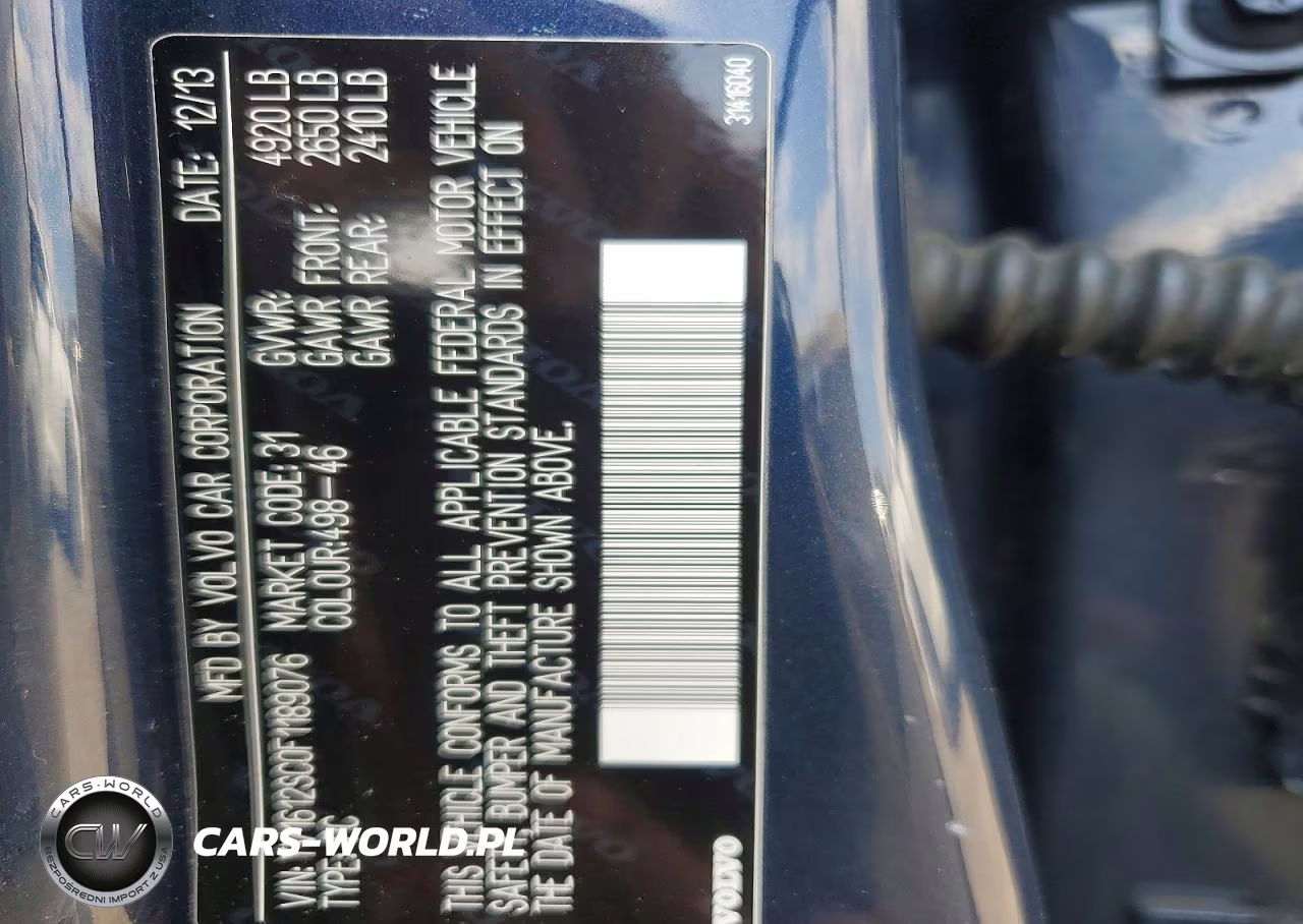 2015 Volvo V60 Premier+ VIN:YV1612SC0F1189076 - 12