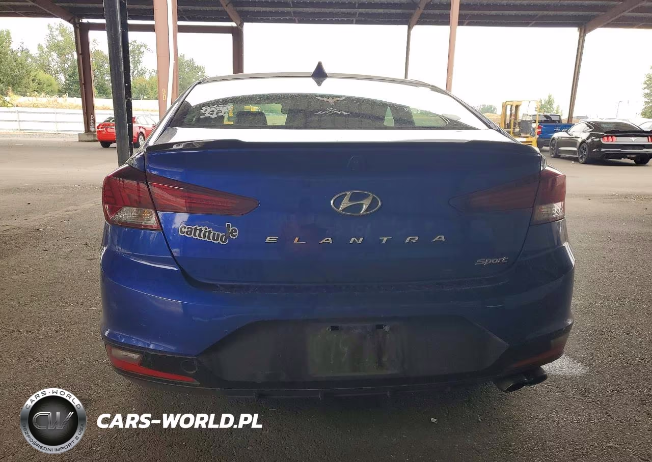 2020 Hyundai Elantra Sport VIN:KMHD04LB6LU944514 - 6