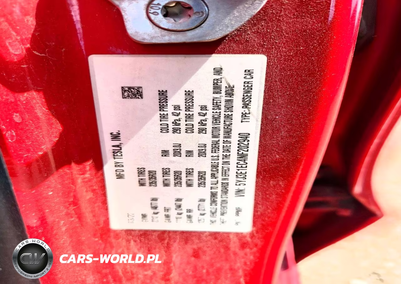 2022 Tesla Model 3 VIN:5YJ3E1EC4NF202940 - 12
